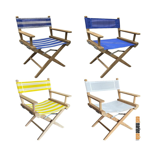EMA Deluxe Teak Folding Director's Chair