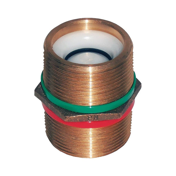 Groco PNC Series Bronze Pipe Nipple Fittings with Check Valve - NPT