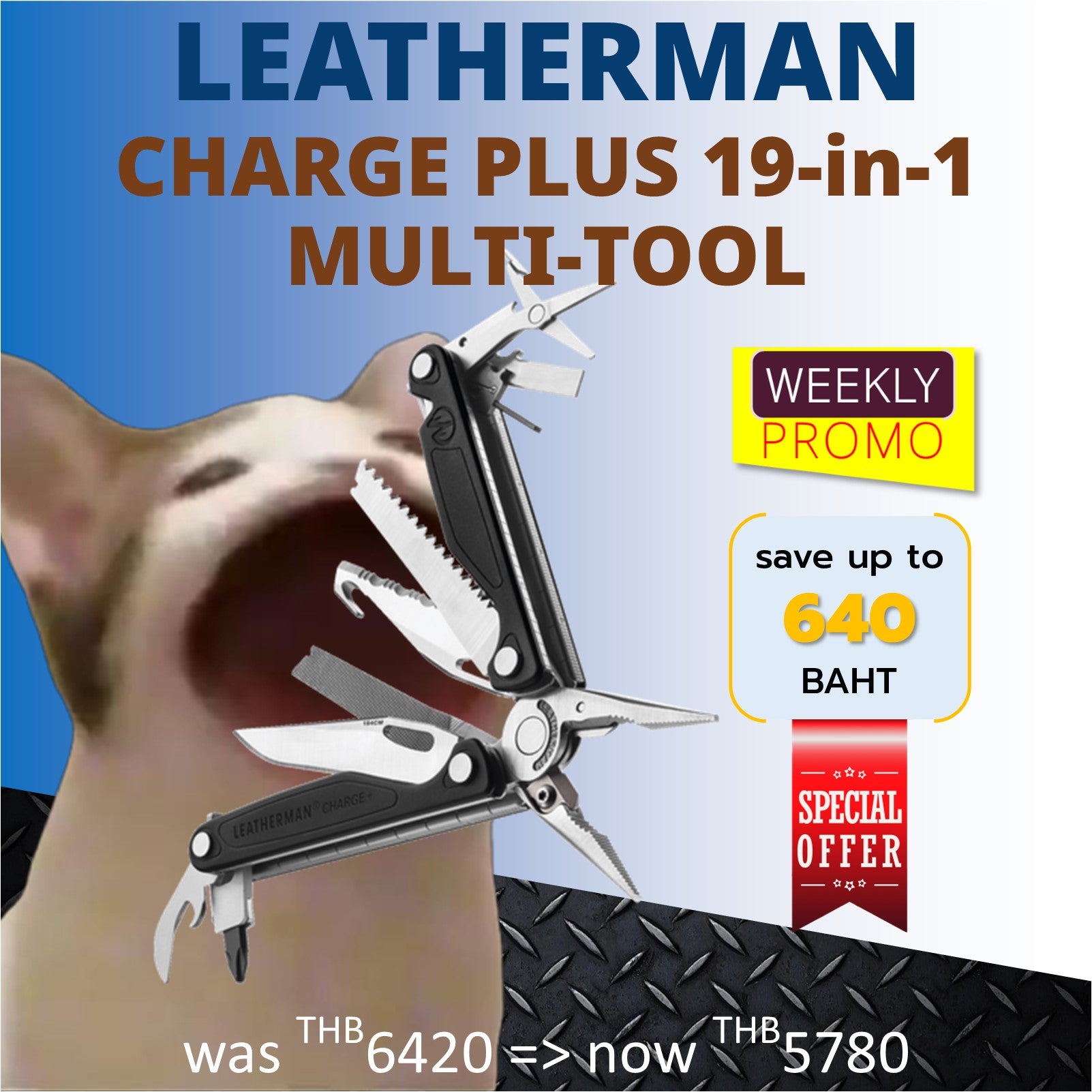 WEEKLY PROMO 👉 Leatherman Charge Plus 19-in-1 Multi-Tool