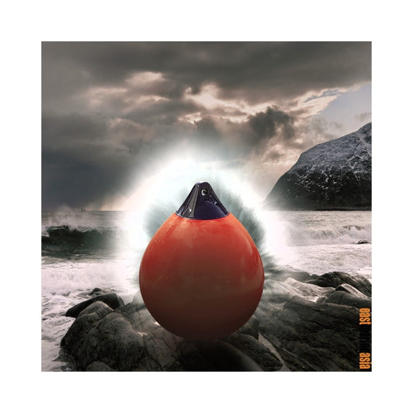 Polyform A Series All Purpose Buoy and Round Fender (Red Blue Top)