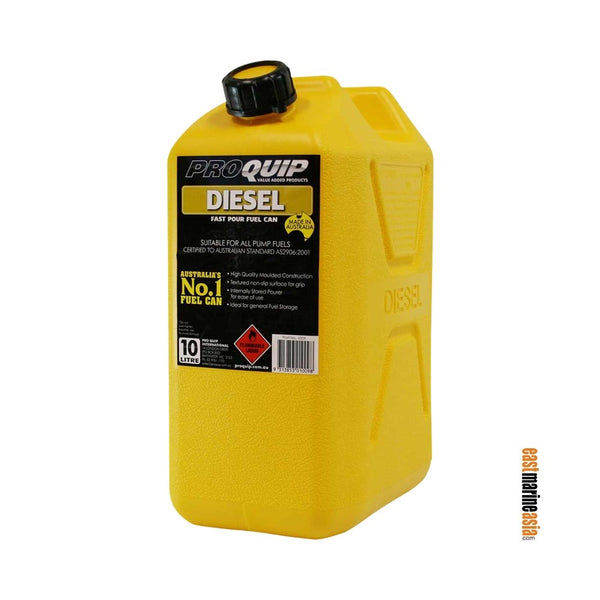 Pro Quip Yellow Plastic Diesel Fuel Can with Pourer