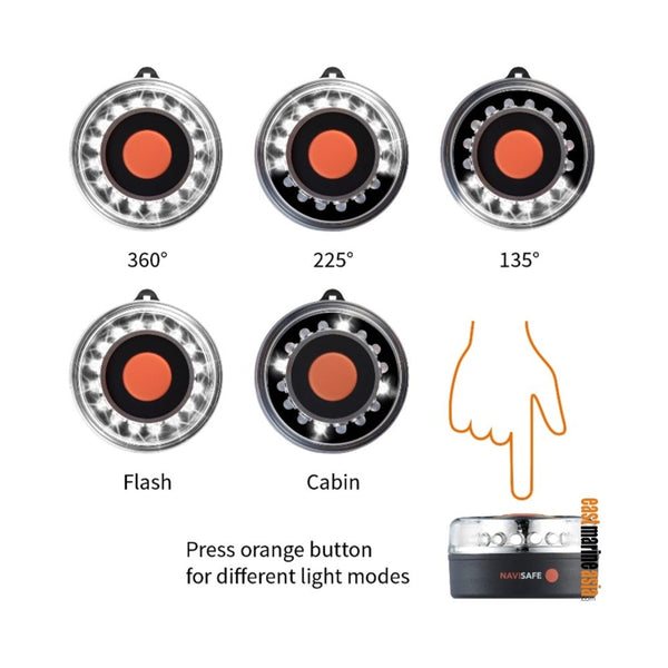 Navisafe Navilight All Round White with Magnetic Base