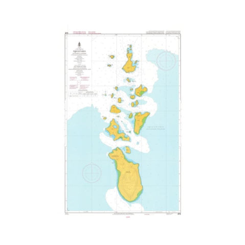 Marine Chart Thailand (Gulf of Thai - West) 273 Ang Thong lsland Ko Ta Lap to Thai Thlon