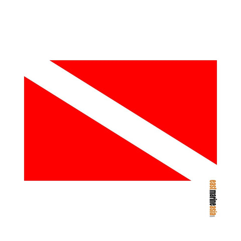 Scuba Diver Down Flag