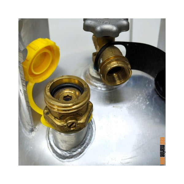 Worthington Aluminum LPG Cylinder / Gas Tank - Horizontal