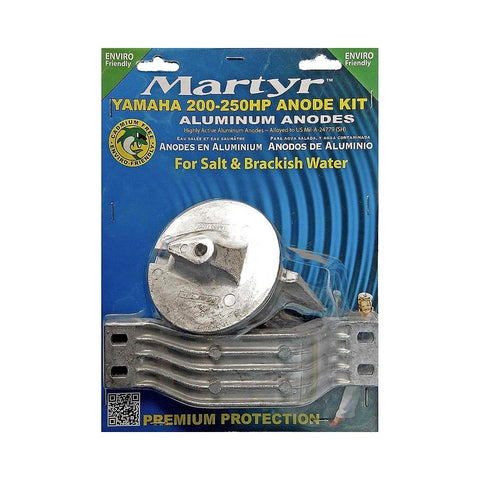 Martyr CMY200250KITA Yamaha 150-200 hp Anode Kit - Aluminium