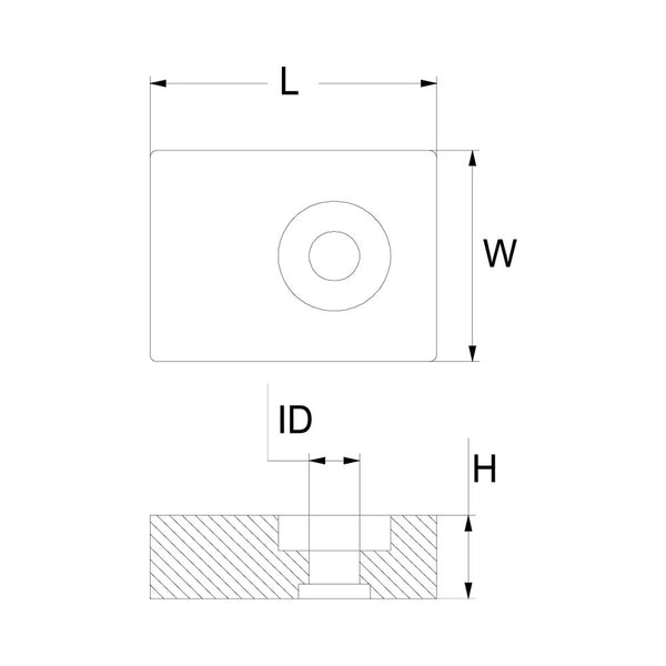 Martyr CM5532095310Z Suzuki Small Block Anode - Zinc