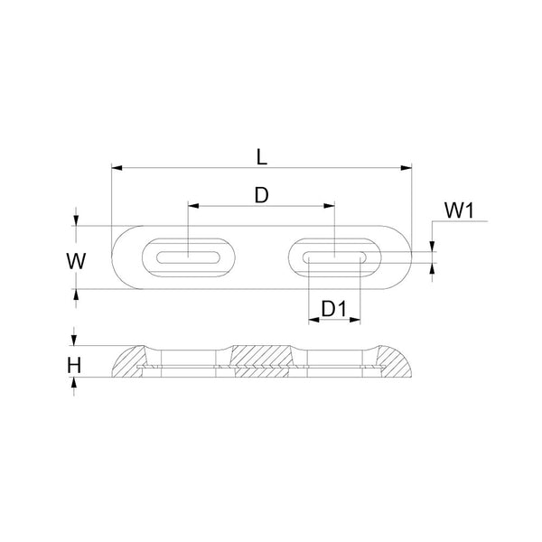 Martyr CMZD77EURO Bolt-on Hull Anode - Zinc