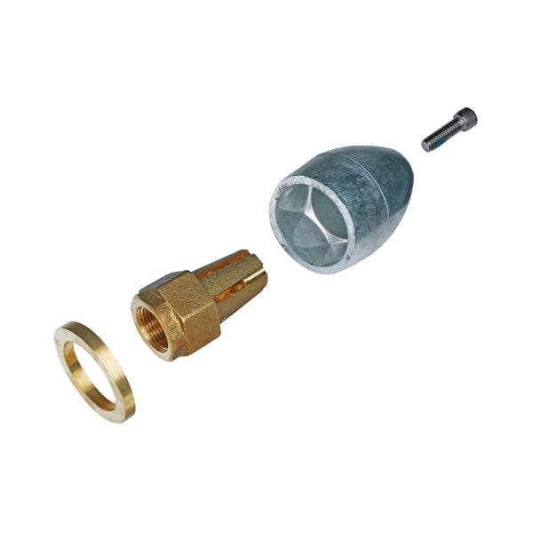 Martyr Propeller Nut Anode c/w Insert - Zinc