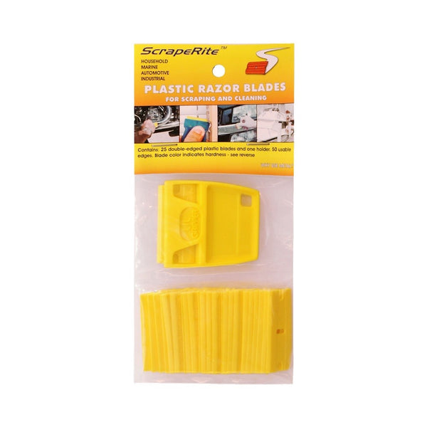 ScrapeRite Plastic Razor Blades