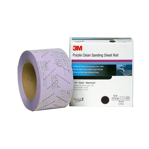 3M Hookit Purple Clean Sanding Sheet Roll