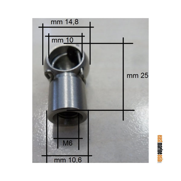 Osculati Ball Head for Osculati Gas Spring
