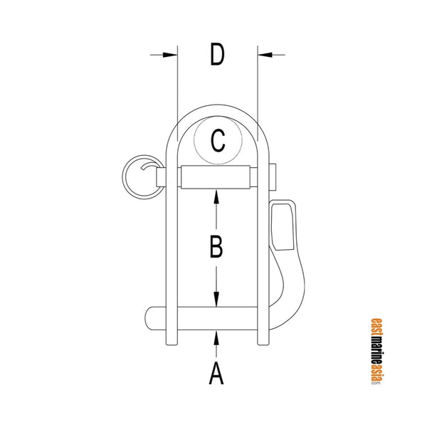Ronstan Halyard Shackles
