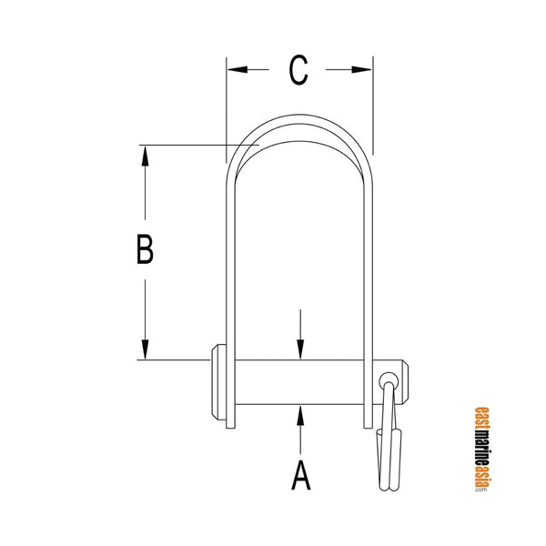 Ronstan Lightweight Clevis Pin Shackles