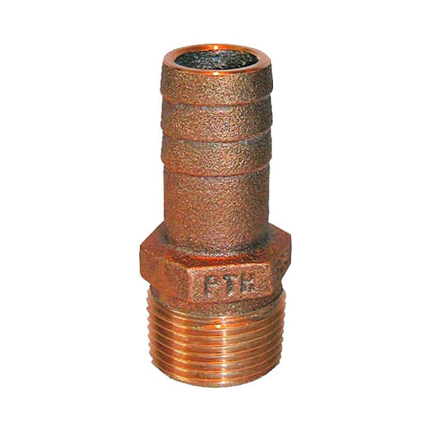 Groco PTH Series Bronze Pipe to Hose Standard Flow Fittings - NPT